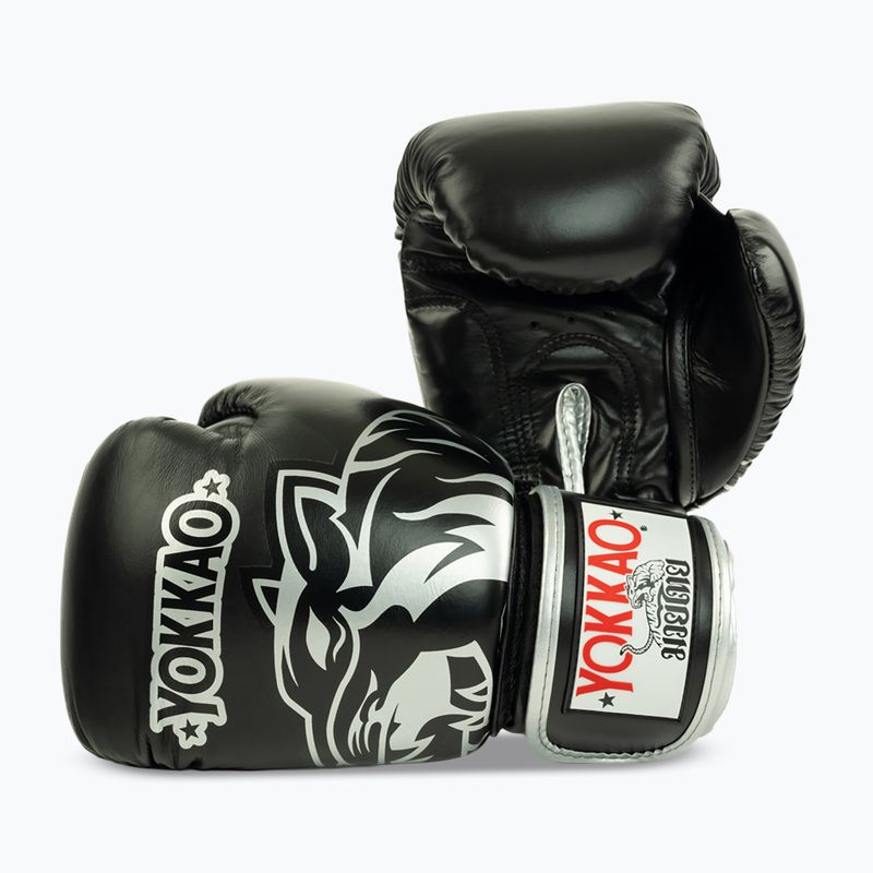 Rękawice bokserskie YOKKAO Original Boxing Gloves absolute black 6