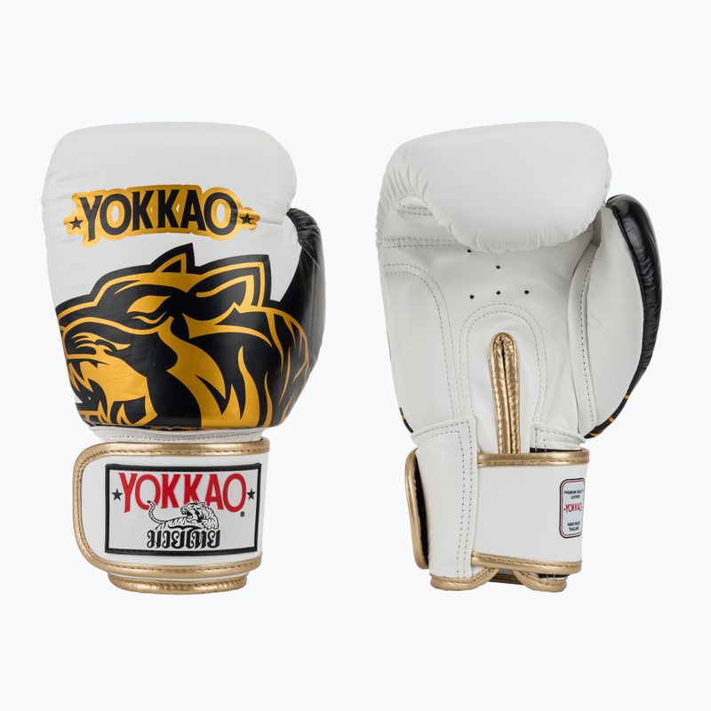 Rękawice bokserskie YOKKAO Original Boxing Gloves absolute white
