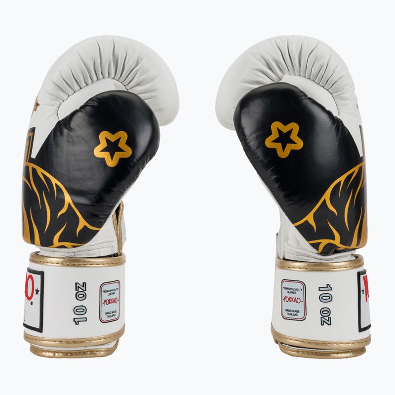 Rękawice bokserskie YOKKAO Original Boxing Gloves absolute white 4