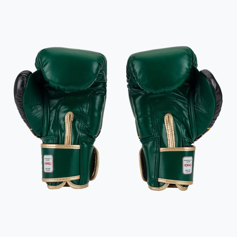 Rękawice bokserskie YOKKAO Original Boxing Gloves forest green 3