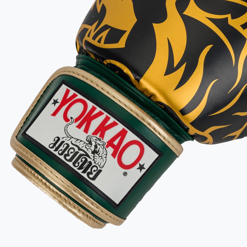 Rękawice bokserskie YOKKAO Original Boxing Gloves forest green 6