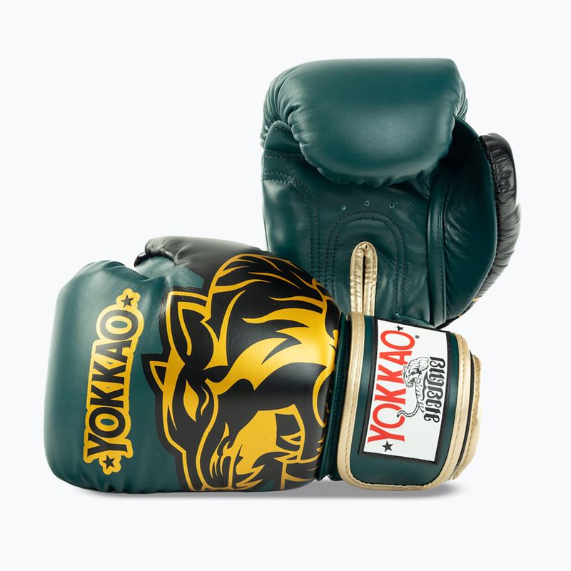 Rękawice bokserskie YOKKAO Original Boxing Gloves forest green 5