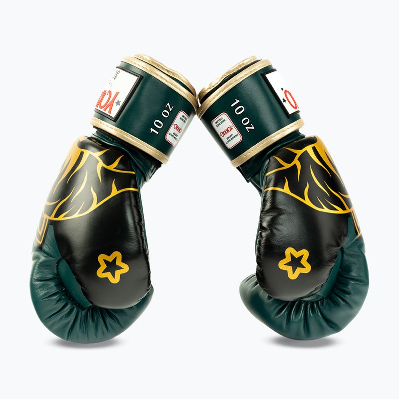 Rękawice bokserskie YOKKAO Original Boxing Gloves forest green 6