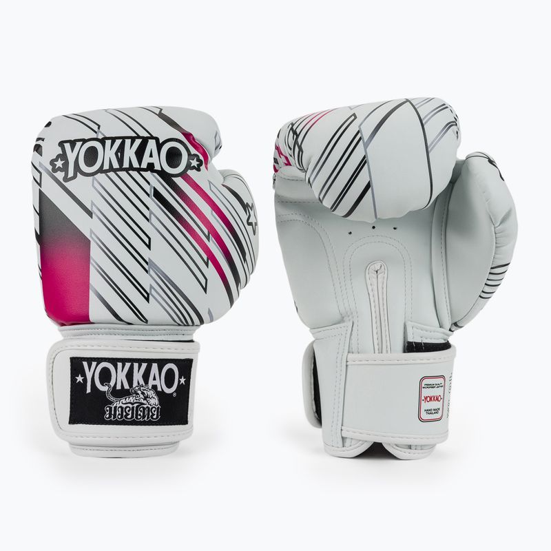 Rękawice bokserskie YOKKAO Power Boxing white