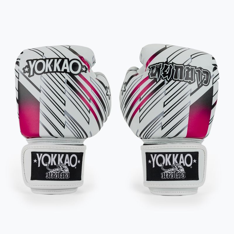 Rękawice bokserskie YOKKAO Power Boxing white 2