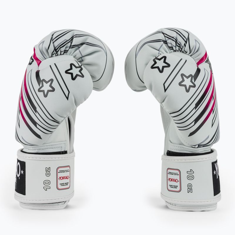 Rękawice bokserskie YOKKAO Power Boxing white 4