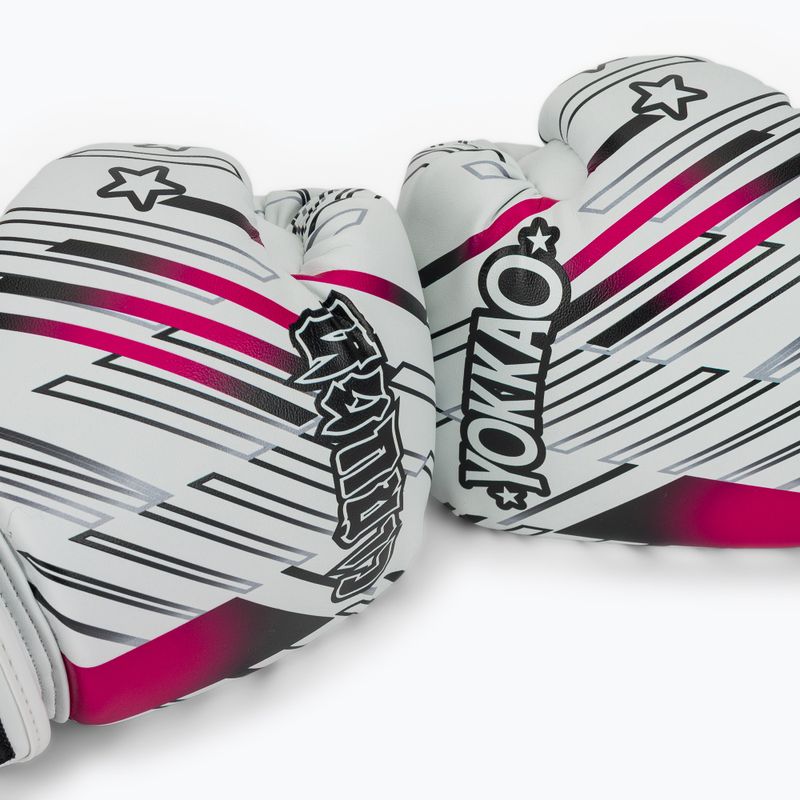 Rękawice bokserskie YOKKAO Power Boxing white 7
