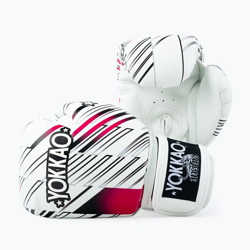 Rękawice bokserskie YOKKAO Power Boxing white 3