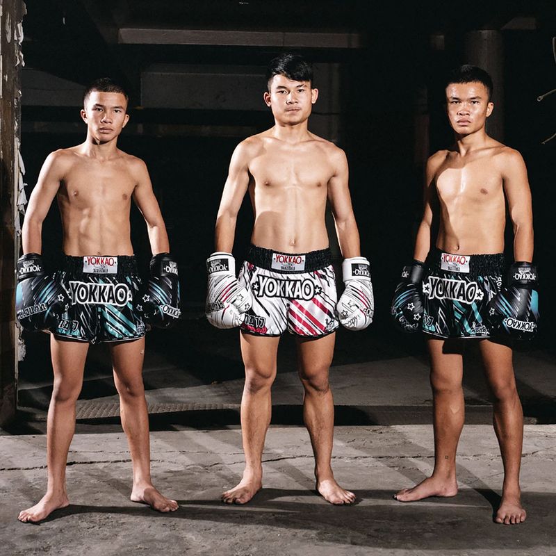Spodenki treningowe męskie YOKKAO Power Muay Thai black 6