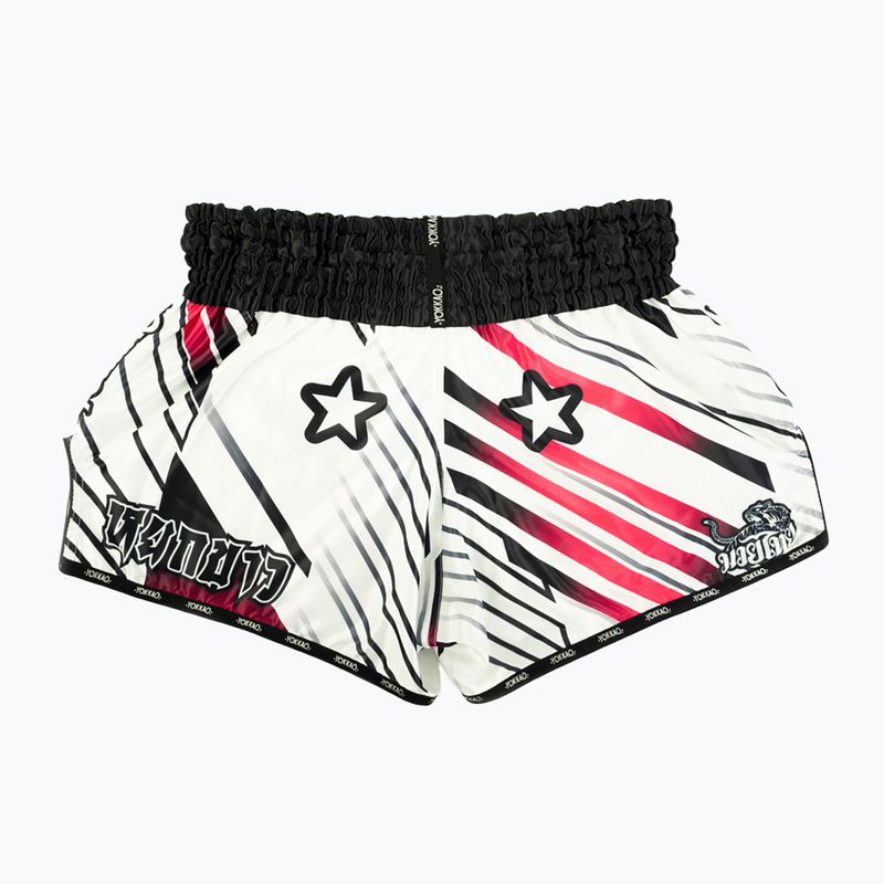 Spodenki treningowe męskie YOKKAO Power Muay Thai white 2