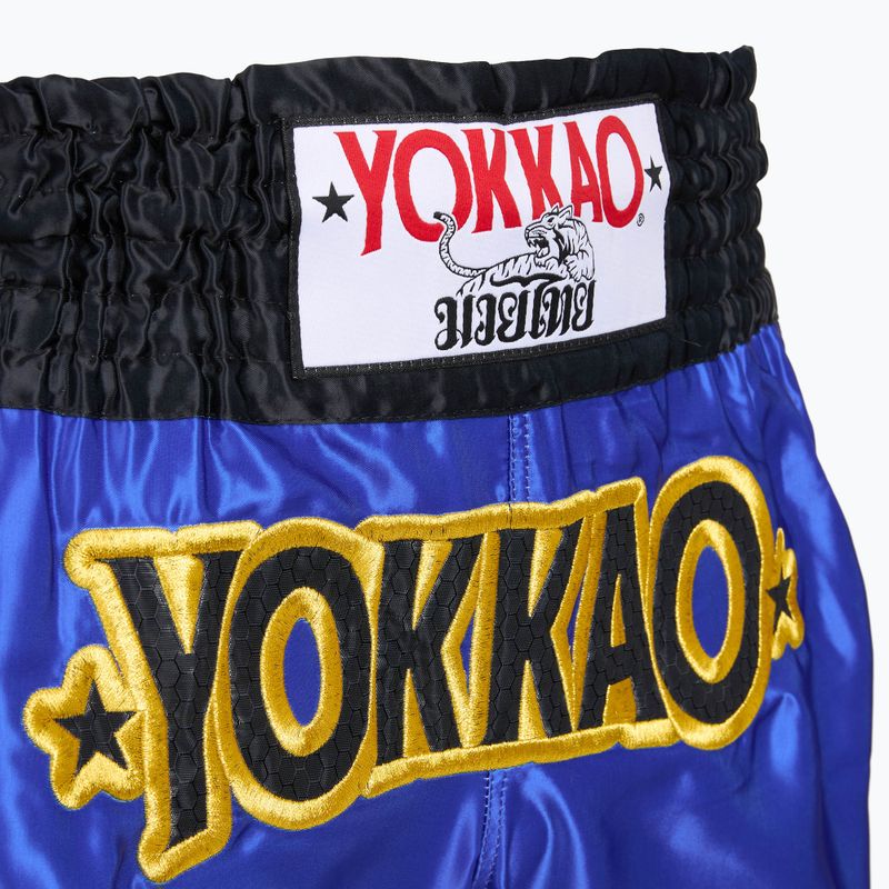 Spodenki treningowe meskie YOKKAO Original Muay Thai electric blue 4