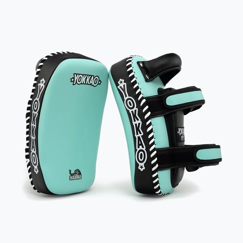 Tarcze treningowe YOKKAO Freestyle Kicking Pads 2 szt. tiffany/black 3