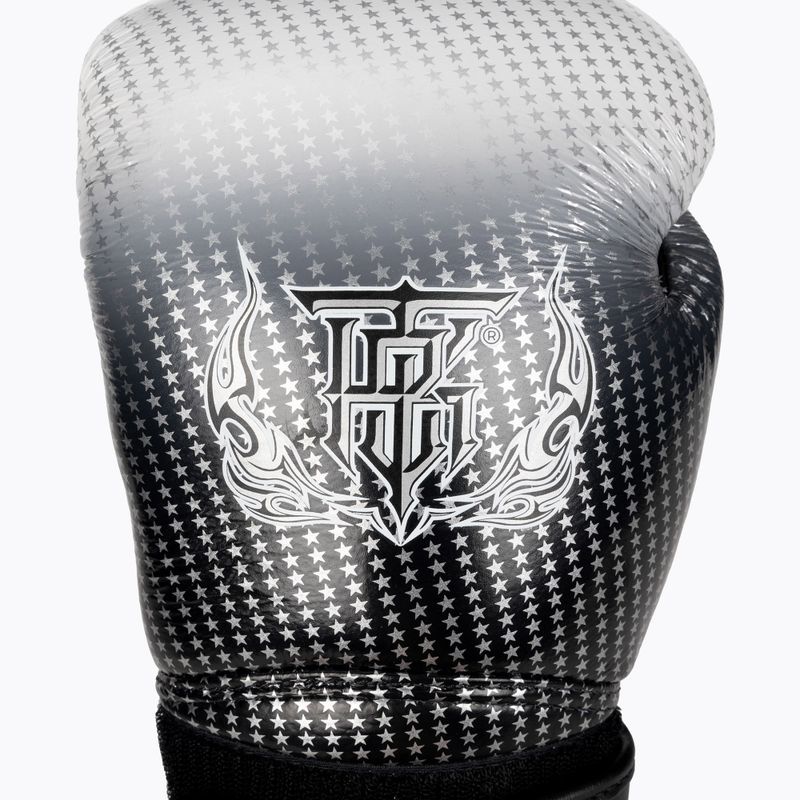 Rękawice bokserskie Top King Muay Thai Super Star Air silver 4