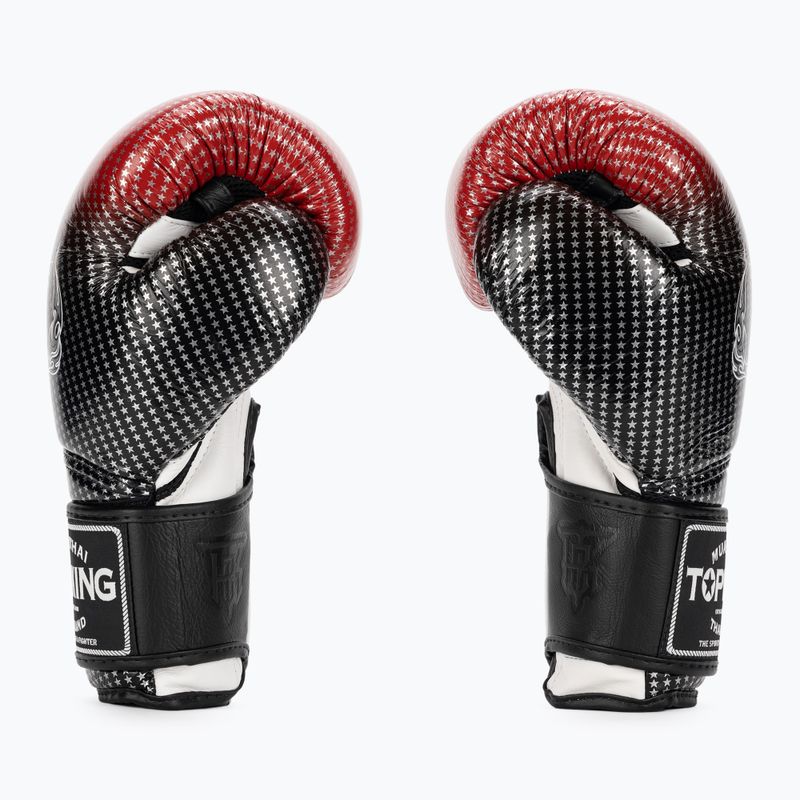 Rękawice bokserskie Top King Muay Thai Super Star Air red 3