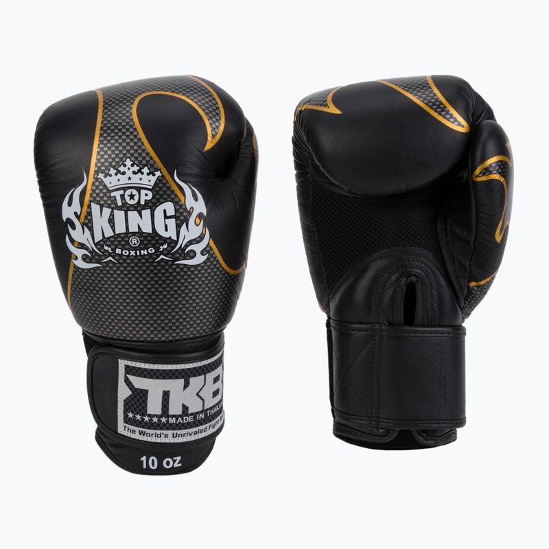 Rękawice bokserskie Top King Muay Thai Empower black/silver 3