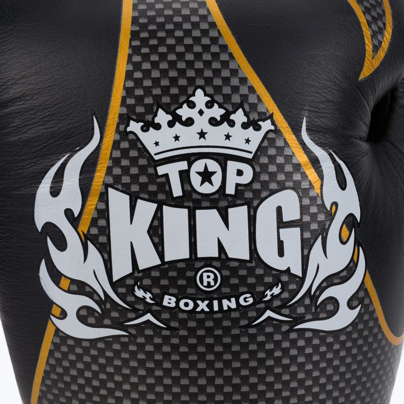 Rękawice bokserskie Top King Muay Thai Empower black/silver 5