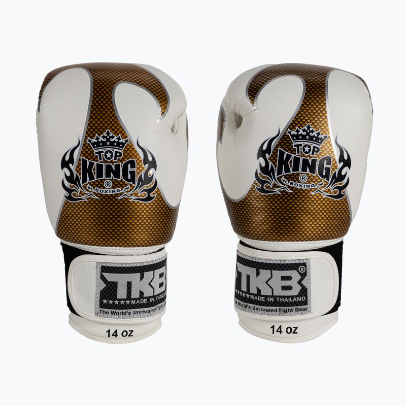Rękawice bokserskie Top King Muay Thai Empower white 2