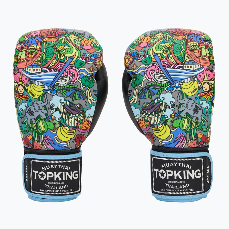 Rękawice bokserskie Top King Boxing Culture black TKBGCT-TH-SL-BK 2