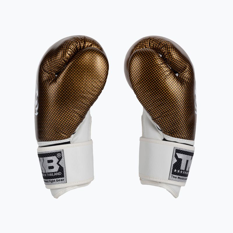 Rękawice bokserskie Top King Muay Thai Empower white/gold 4