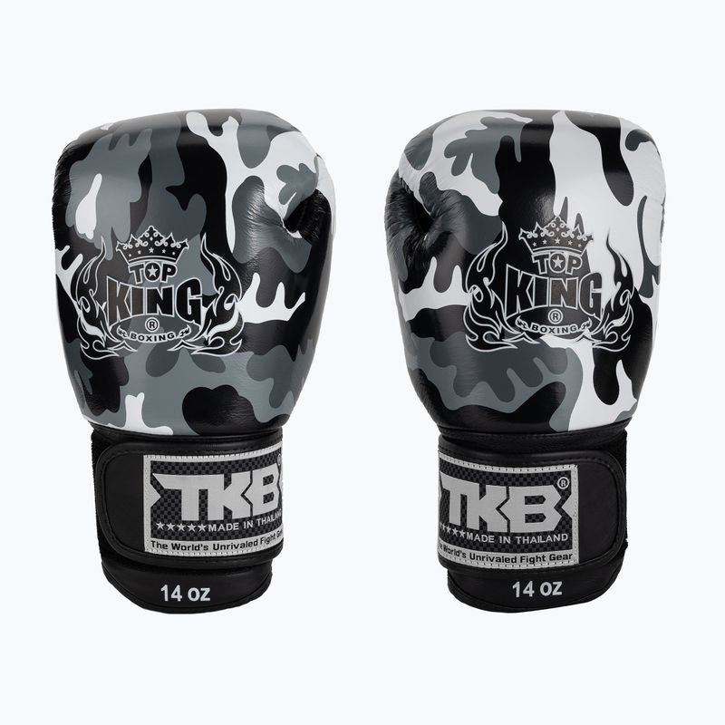 Rękawice bokserskie Top King Muay Thai Empower grey 2