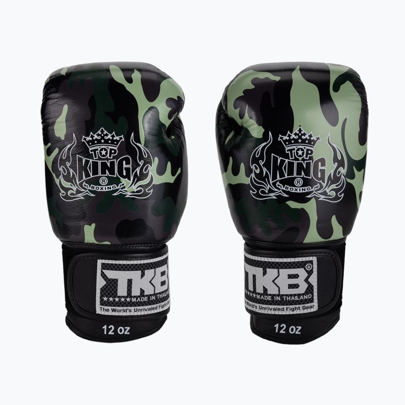 Rękawice bokserskie Top King Muay Thai Empower green 2