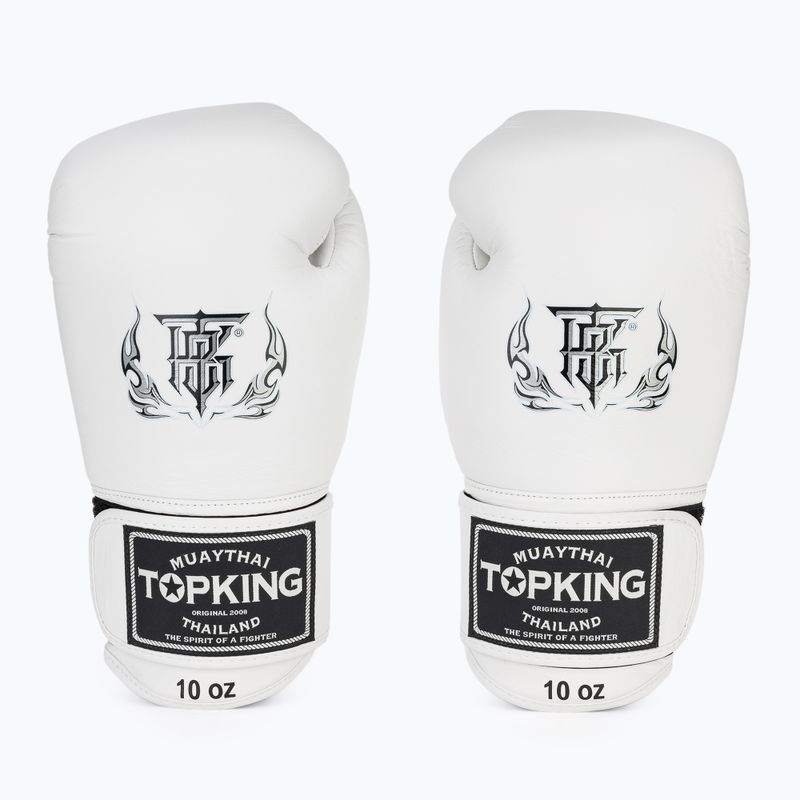Rękawice bokserskie Top King Muay Thai Ultimate white 2