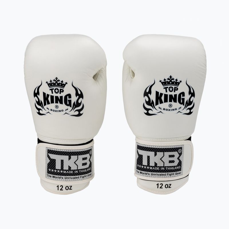 Rękawice bokserskie Top King Muay Thai Ultimate white 2