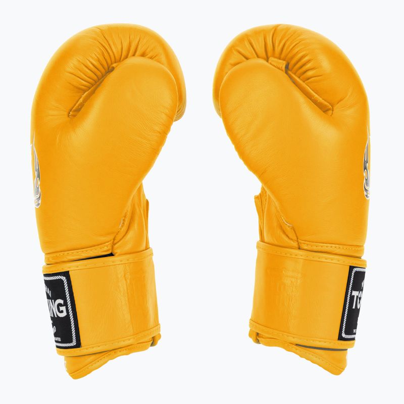 Rękawice bokserskie Top King Muay Thai Ultimate yellow 3