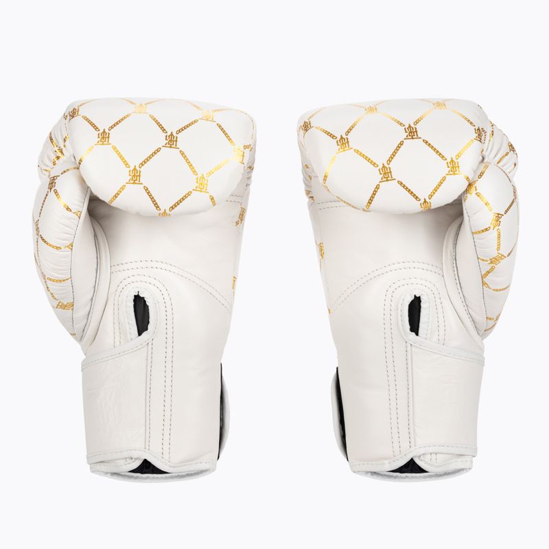 Rękawice bokserskie Top King Boxing Chain white/gold 2