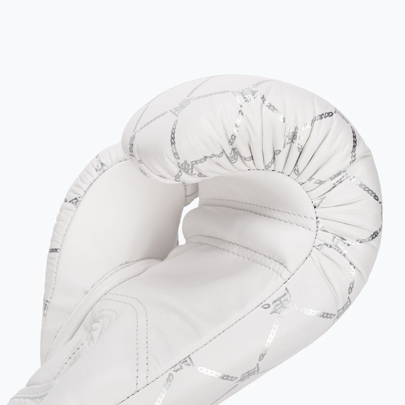 Rękawice bokserskie Top King Boxing Chain white/silver 6