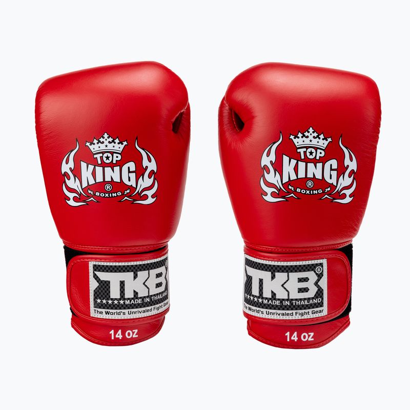 Rękawice bokserskie Top King Muay Thai Ultimate Air red 2
