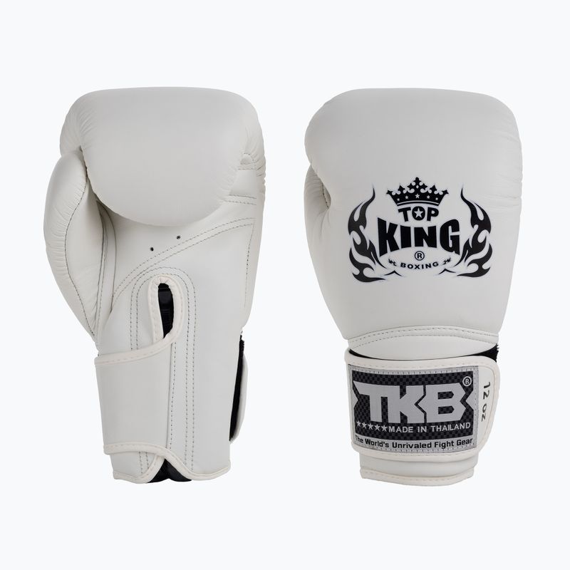 Rękawice bokserskie Top King Muay Thai Super white 3