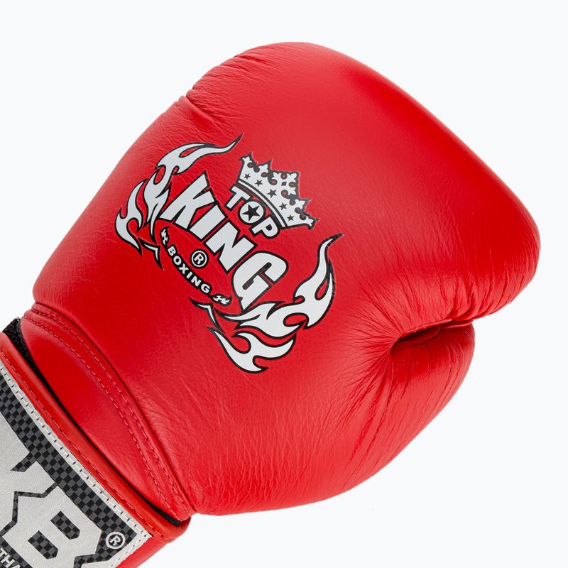 Rękawice bokserskie Top King Muay Thai Super red 5