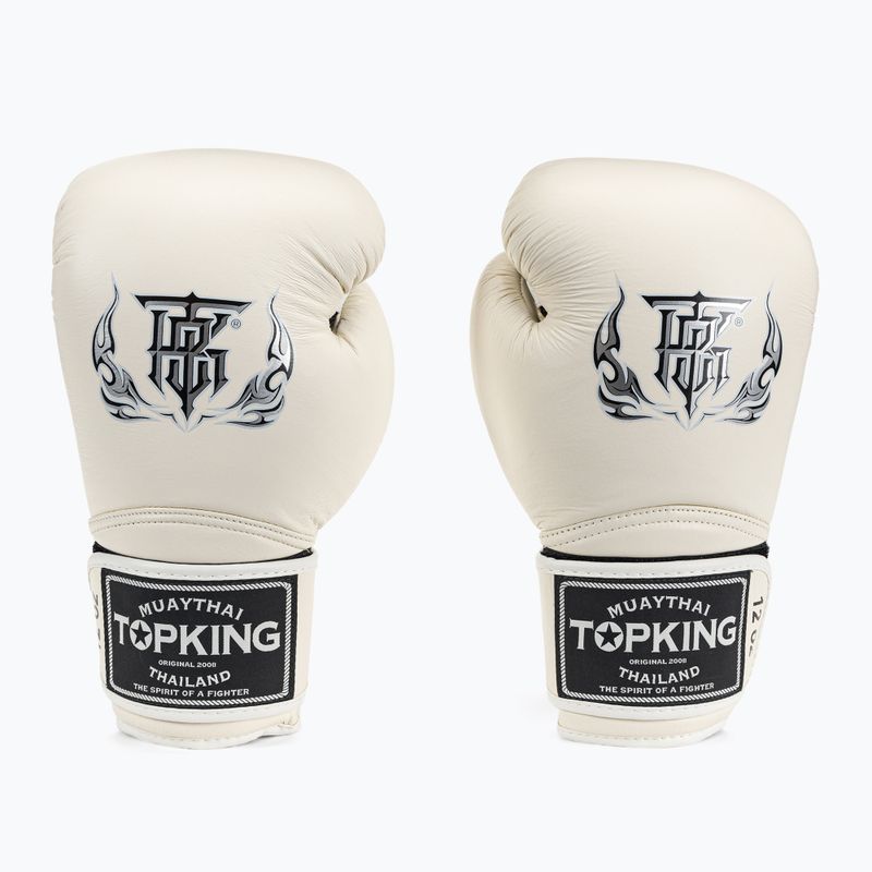 Rękawice bokserskie Top King Muay Thai Super Air white