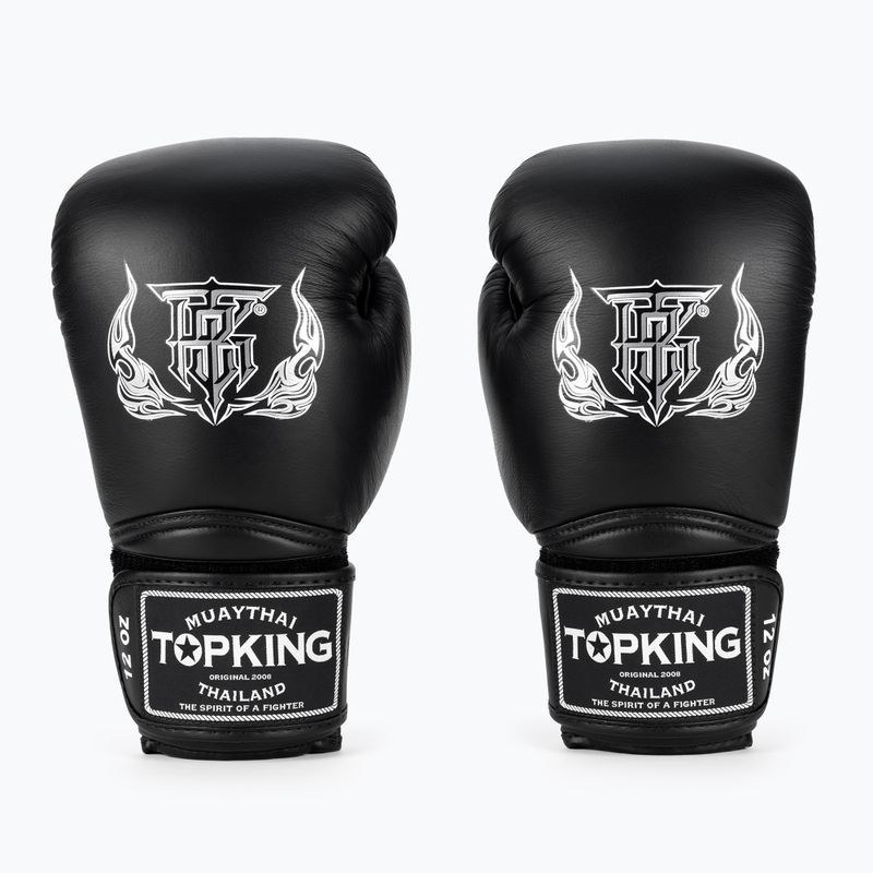 Rękawice bokserskie Top King Muay Thai Super Air black