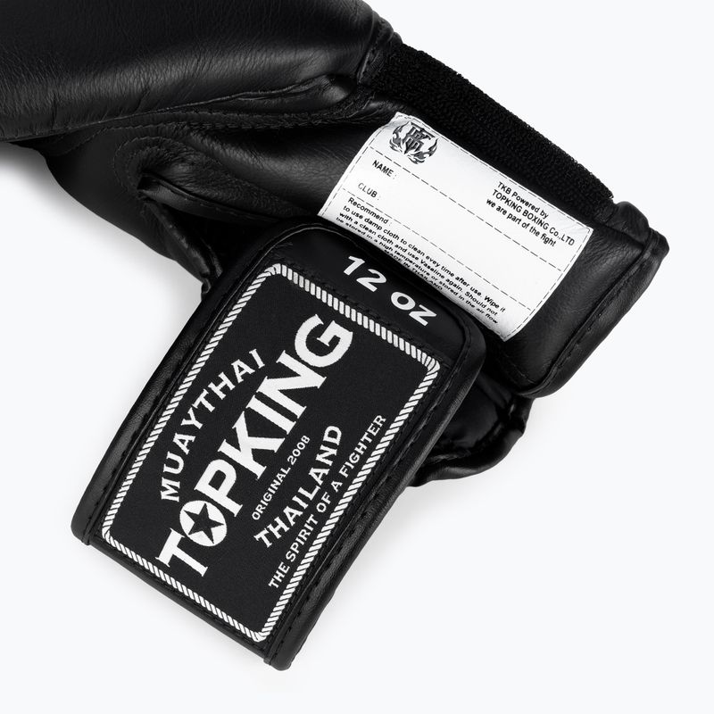 Rękawice bokserskie Top King Muay Thai Super Air black 5