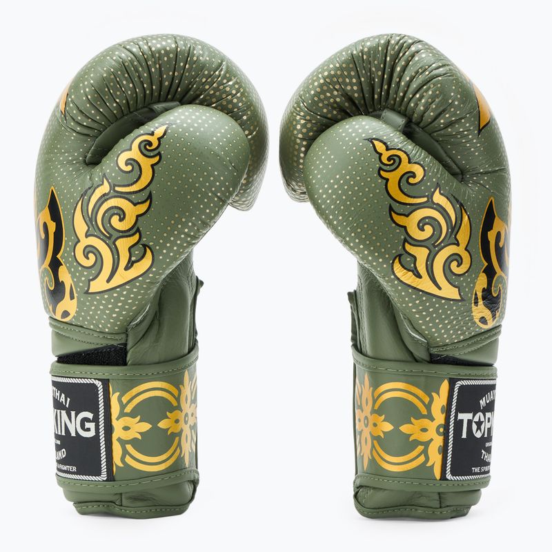 Rękawice bokserskie Top King Boxing Kanok khaki 4