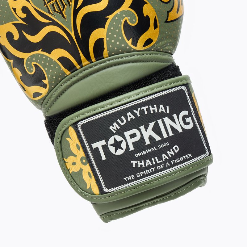Rękawice bokserskie Top King Boxing Kanok khaki 6