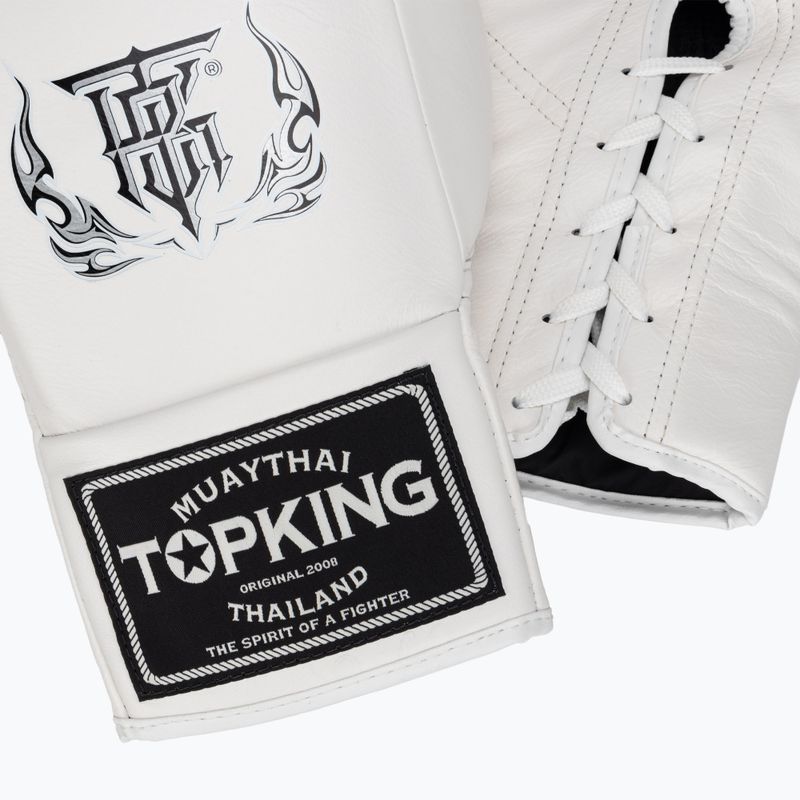 Rękawice bokserskie Top King Boxing Competition white 4