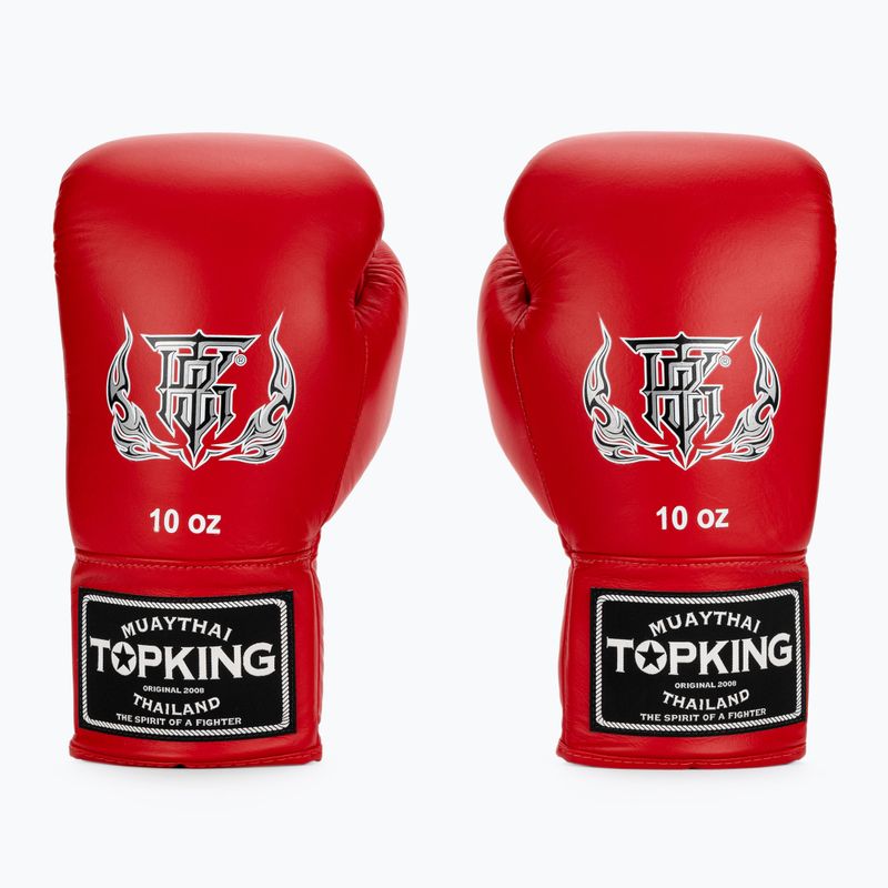 Rękawice bokserskie Top King Muay Thai Pro red