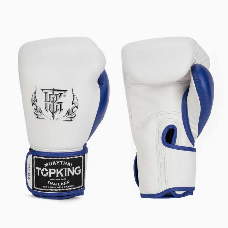 Rękawice bokserskie Top King Boxing Reborn white/blue