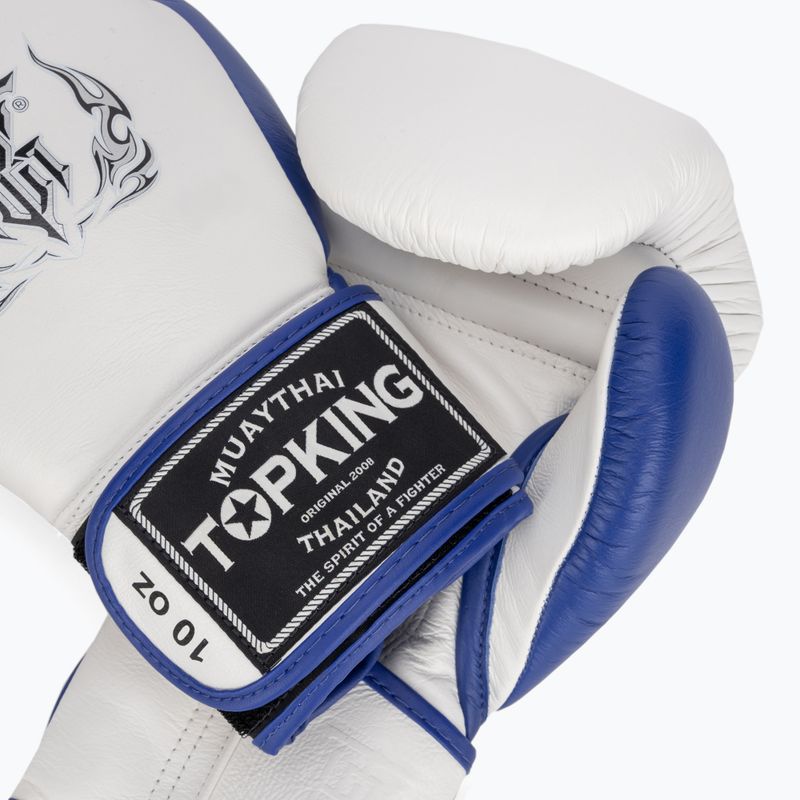 Rękawice bokserskie Top King Boxing Reborn white/blue 4