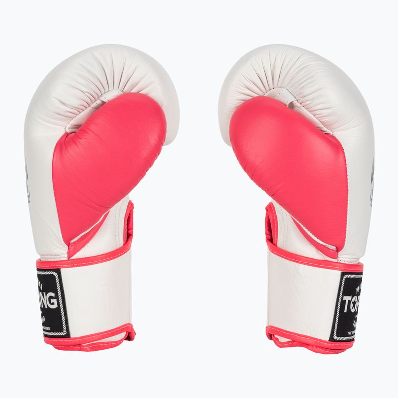 Rękawice bokserskie Top King Boxing Reborn white/pink 3