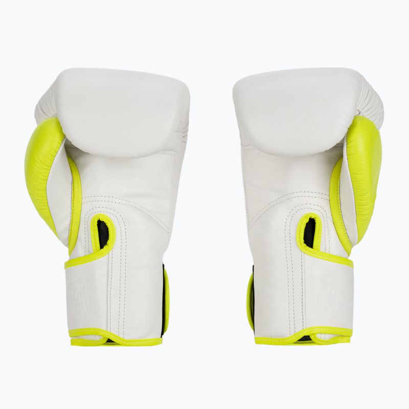 Rękawice bokserskie Top King Boxing Reborn white/yellow 2