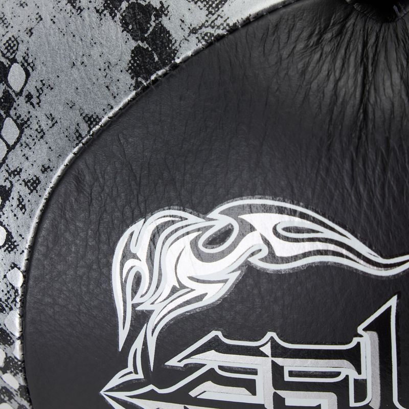 Rękawice bokserskie Top King Muay Thai Power Snake black/silver 5