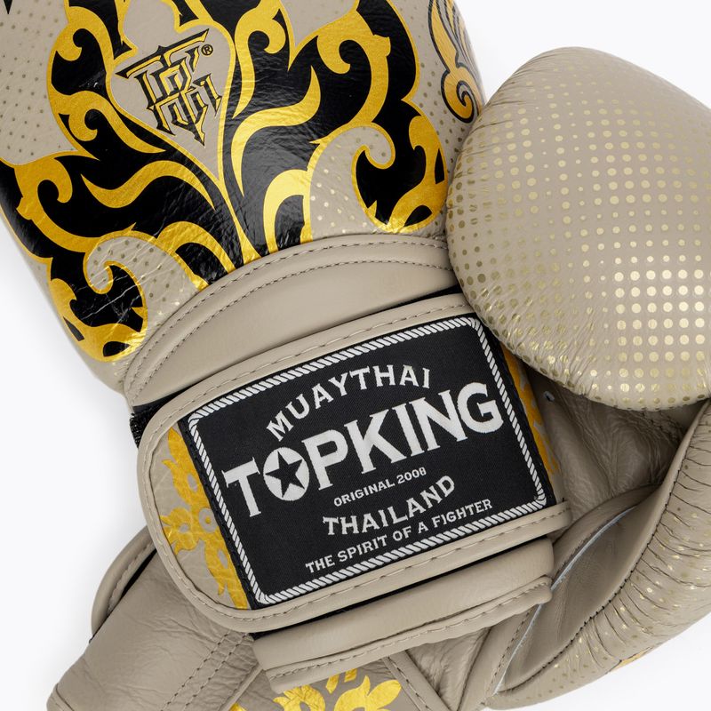 Rękawice bokserskie Top King Boxing Kanok beige 4