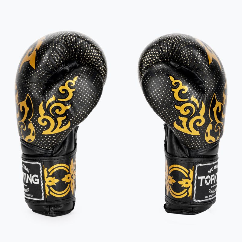Rękawice bokserskie Top King Boxing Kanok black 3