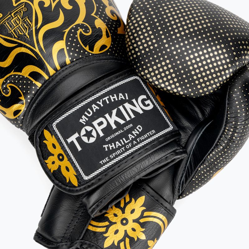 Rękawice bokserskie Top King Boxing Kanok black 4