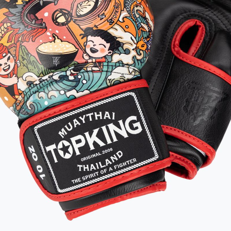 Rękawice bokserskie Top King Boxing Culture black/red TKBGCT-2C2 4