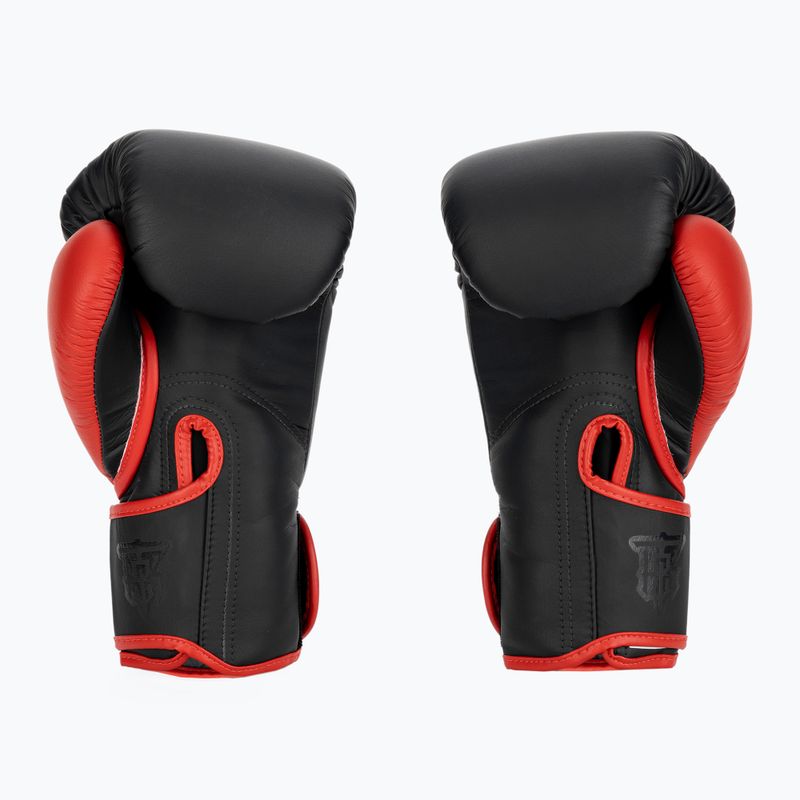 Rękawice bokserskie Top King Reborn Boxing Semi Leather black/red 2